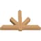 Ekena Millwork Kennewick Timber Gable Bracket, Western Red Cedar, 60"W x 40"H x 5 1/2"D x 5 1/2"F, 16/12 Pitch GBW060X40X0606KEN00SWR - alternate 5